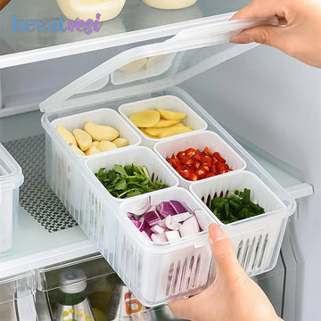 organizzatore per frigorifero 4/6 griglie per alimenti