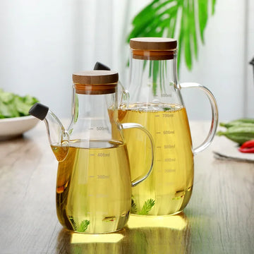Bottiglia Elegante in Vetro per Olio