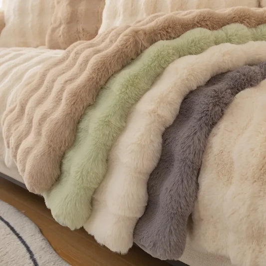 Copridivano universale in peluche