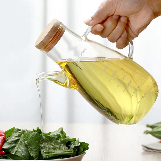 Bottiglia Elegante in Vetro per Olio
